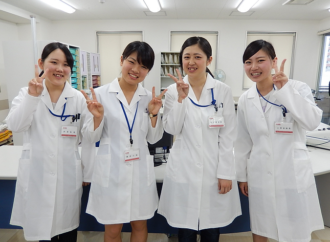 病院研修で学習内容を実践