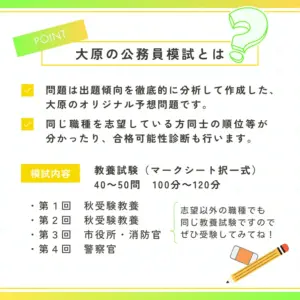 公務員模試（内容）