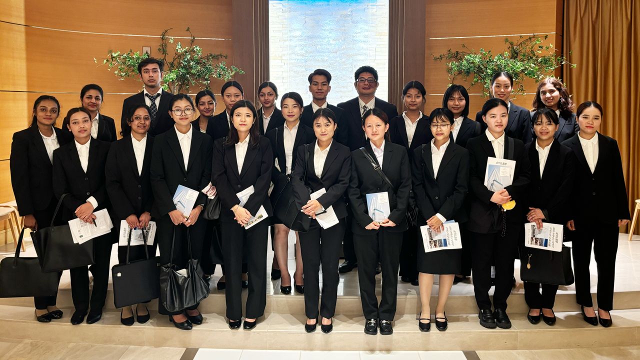 学科別ページメインビジュアル ホテル・ブライダル科 留学生