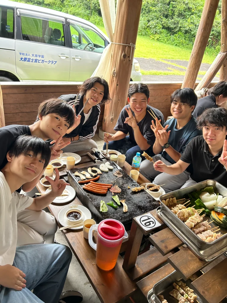 大原簿記情報医療専門学校浜松校 富士宮研修 BBQ